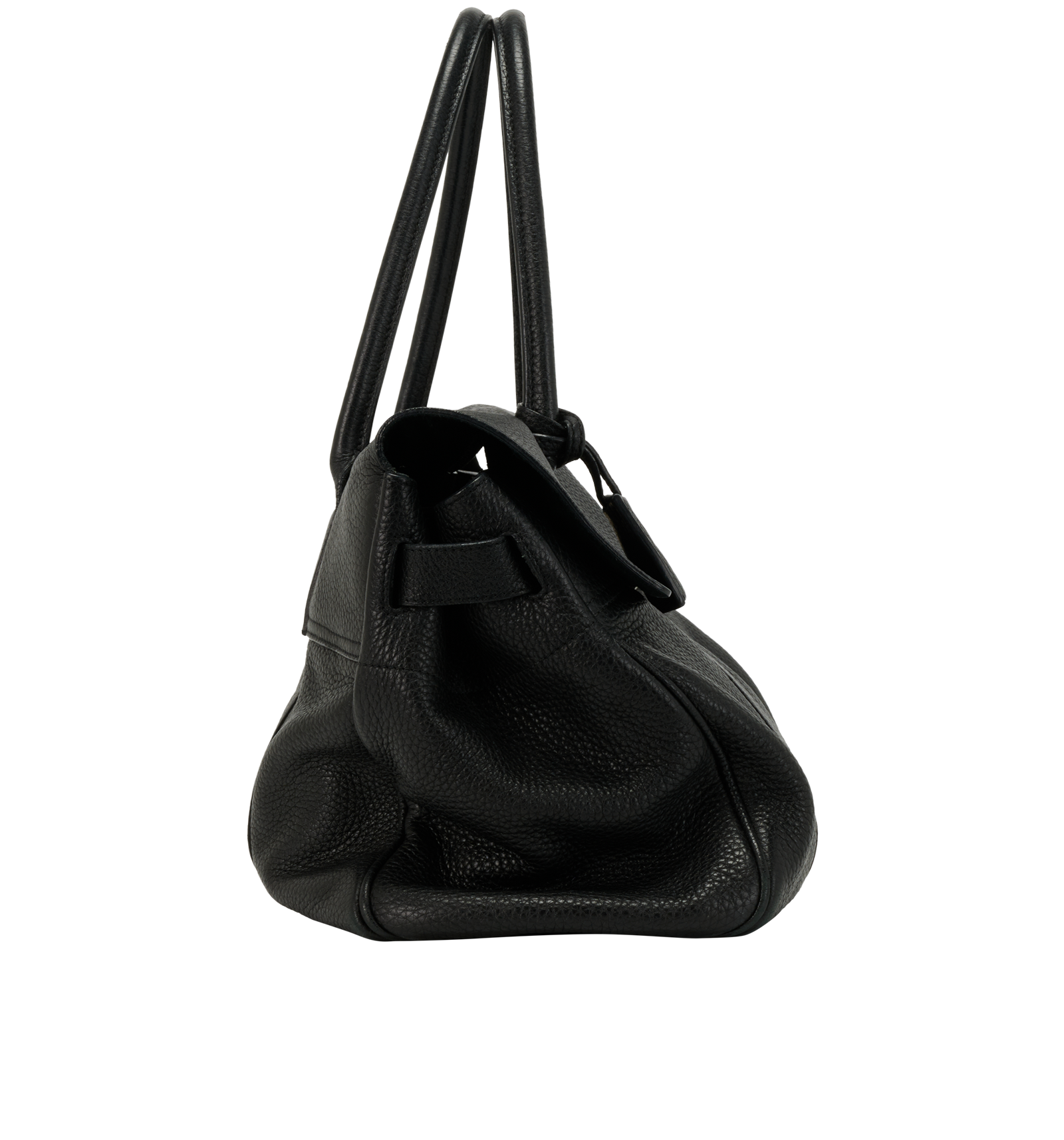 Bayswater, &pound;350, Handbags, Black, Leather, Side view